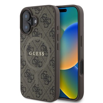 Imagen de FUNDA GUESS IPHONE 16 MAGSAFE BROWN 7248