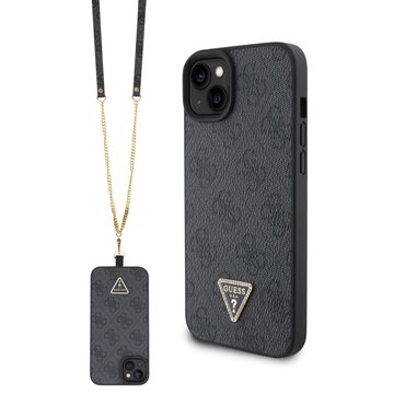 Imagen de FUNDA GUESS IPHONE 15 PLUS BODY STRAP BLACK 6818