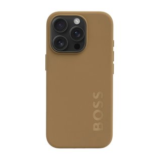 Imagen de FUNDA HUGO BOSS IPHONE 16 PRO CAMEL 0084