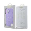 Imagen de FUNDA GUESS IPHONE 16 MAGSAFE SAFFIANO PURPLE 8245