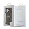 Imagen de FUNDA GUESS IPHONE 16 MAGSAFE LOGO BROWN 0270