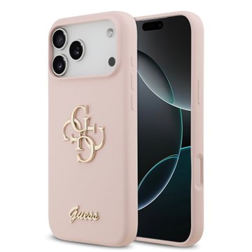 Imagen de FUNDA GUESS IPHONE 17 PRO MAX LOGO PINK 2742