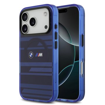 Imagen de FUNDA BMW IPHONE 17 PRO MAGSAFE LINES BLUE 6624