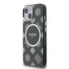 Imagen de FUNDA GUESS IPHONE 15 MAGSAFE PEONY BLACK 8687