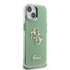 Imagen de FUNDA GUESS IPHONE 15 SCRIPT METAL GREEN 9967