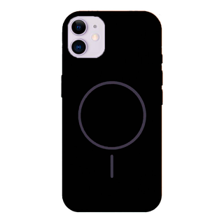 Imagen de PROTECTOR IPHONE 11 SILICONA MAGSAFE NEGRO