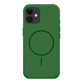 Imagen de PROTECTOR IPHONE 11 SILICONA MAGSAFE VERDE MILITAR