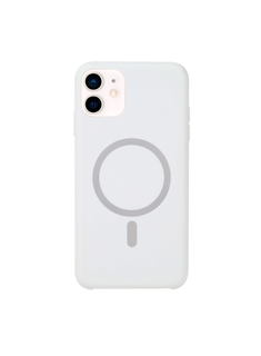 Imagen de PROTECTOR IPHONE 12 SILICONA MAGSAFE WHITE