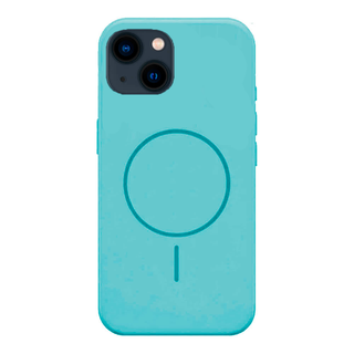 Imagen de PROTECTOR IPHONE 15 SILICONA MAGSAFE TURQUESA