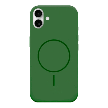 Imagen de PROTECTOR IPHONE 17 SILICONA MAGSAFE VERDE MILITAR
