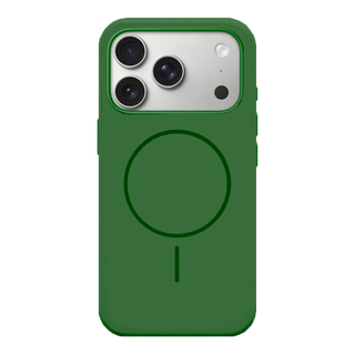 Imagen de PROTECTOR IPHONE 17 PRO SILICONA MAGSAFE VERDE MILITAR