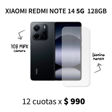 Imagen de Xiaomi Redmi Note 14 5G 128/6GB + Accesorios