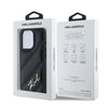 Imagen de FUNDA KARL LAGERFELD IPHONE 15 PRO SIGNATURE BLACK 2243