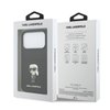 Imagen de FUNDA KARL LAGERFELD IPHONE 17 PRO IKONIK LOGO BLACK 9633