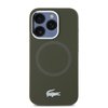 Imagen de FUNDA LACOSTE IPHONE 15 PRO MAX MAGSAFE SILICONE KHAKI LOGO 0260