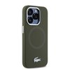 Imagen de FUNDA LACOSTE IPHONE 15 PRO MAX MAGSAFE SILICONE KHAKI LOGO 0260