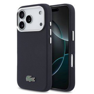 Imagen de FUNDA LACOSTE IPHONE 17 PRO MAGSAFE PETIT PIQUE NAVY 1654