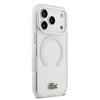 Imagen de FUNDA LACOSTE IPHONE 17 PRO MAGSAFE CLEAR WHITE 2019