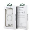 Imagen de FUNDA LACOSTE IPHONE 17 PRO MAGSAFE CLEAR WHITE 2019