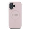 Imagen de FUNDA GUESS IPHONE 16 MAGSAFE SAFFIANO PINK 9325