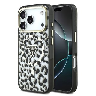 Imagen de FUNDA GUESS IPHONE 17 PRO MAGSAFE LEOPARD WHITE/BLACK 3534