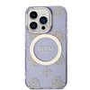 Imagen de FUNDA GUESS IPHONE 14 PRO MAGSAFE PEONY PURPLE/GOLD 0398