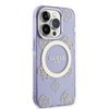 Imagen de FUNDA GUESS IPHONE 14 PRO MAGSAFE PEONY PURPLE/GOLD 0398