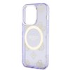 Imagen de FUNDA GUESS IPHONE 14 PRO MAGSAFE PEONY PURPLE/GOLD 0398