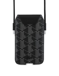 Imagen de LACOSTE PHONE BAG MONOGRAM BLACK 8441