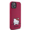 Imagen de FUNDA HELLO KITTY IPHONE 15 SILICON RED 7378