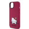 Imagen de FUNDA HELLO KITTY IPHONE 15 SILICON RED 7378