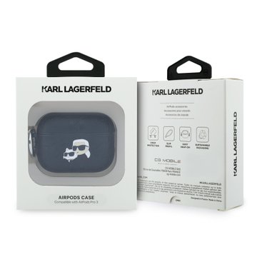 Imagen de KARL LAGERFELD AIRPODS PRO 3 BLACK 4628