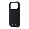 Imagen de FUNDA BMW IPHONE 18 PRO MAGSAFE QUADRILLE KEVLAR W/ METAL LOGO BLACK  8433