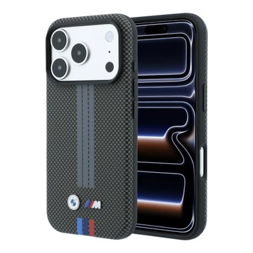 Imagen de FUNDA BMW IPHONE 18 PRO MAX MAGSAFE QUADRILLE KEVLAR TRICOLOR PRINT LINES 9799