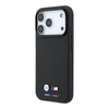 Imagen de FUNDA BMW IPHONE 18 PRO MAX MAGSAFE  QUADRILLE KEVLAR W/ TRICOLOR & METAL LOGO BLACK  9041