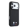 Imagen de FUNDA BMW IPHONE 18 PRO MAX MAGSAFE  QUADRILLE KEVLAR W/ TRICOLOR & METAL LOGO BLACK  9041