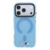 Imagen de FUNDA BMW IPHONE 18 PRO MAX MAGSAFE IML FROSTED METAL LOGO & TRIMS LIGHT BLUE  2523