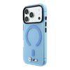 Imagen de FUNDA BMW IPHONE 18 PRO MAX MAGSAFE IML FROSTED METAL LOGO & TRIMS LIGHT BLUE  2523