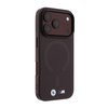 Imagen de FUNDA BMW IPHONE 18 PRO MAX MAGSAFE FROSTED METAL LOGO & TRIMS BORDEAUX  2486