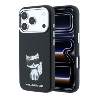 Imagen de FUNDA KARL LAGERFELD IPHONE 18 PRO MAX MAGSAFE SMOOTH PU CHOUPETTE SKETCH BLACK 8137
