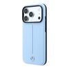 Imagen de FUNDA MERCEDES BENZ IPHONE 18 PRO MAGSAFE PU LEATHER SEMI WRAP W/ ICONIC LINE LIGHT BLUE 1541