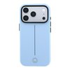 Imagen de FUNDA MERCEDES BENZ IPHONE 18 PRO MAGSAFE PU LEATHER SEMI WRAP W/ ICONIC LINE LIGHT BLUE 1541