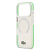 Imagen de FUNDA LACOSTE IPHONE 18 PRO MAGSAFE SHOCKPROOF TRANSPARENT CLEAR/GREEN 4747