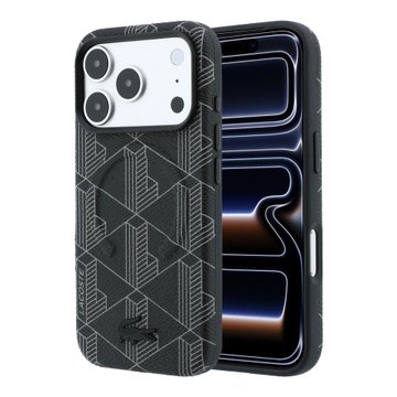 Imagen de FUNDA LACOSTE IPHONE 18 PRO MAX MAGSAFE EMBOSSED BLACK 5717