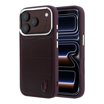 Imagen de FUNDA LACOSTE IPHONE 18 PRO MAX MAGSAFE LENGLEN BURGUNDY 6479
