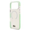 Imagen de FUNDA LACOSTE IPHONE 18 PRO MAX MAGSAFE  SHOCKPROOF TRANSPARENT CLEAR /GREEN 4754