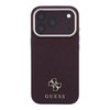Imagen de FUNDA GUESS IPHONE 18 PRO MAGSAFE SAFFIANO SMALL 4G CLASSIC BURGUNDY 2661