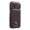 Imagen de FUNDA GUESS IPHONE 18 PRO MAGSAFE SAFFIANO SMALL 4G CLASSIC BURGUNDY 2661