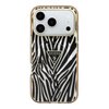 Imagen de FUNDA GUESS IPHONE 18 PRO MAX MAGSAFE ZEBRA GLITTER TRIANGLE LOGO GOLD 5273