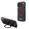 Imagen de FUNDA GUESS IPHONE 18 PRO MAX MAGSAFE RING STAND 360 SCRIPT METAL LOGO BURGUNDY 5556